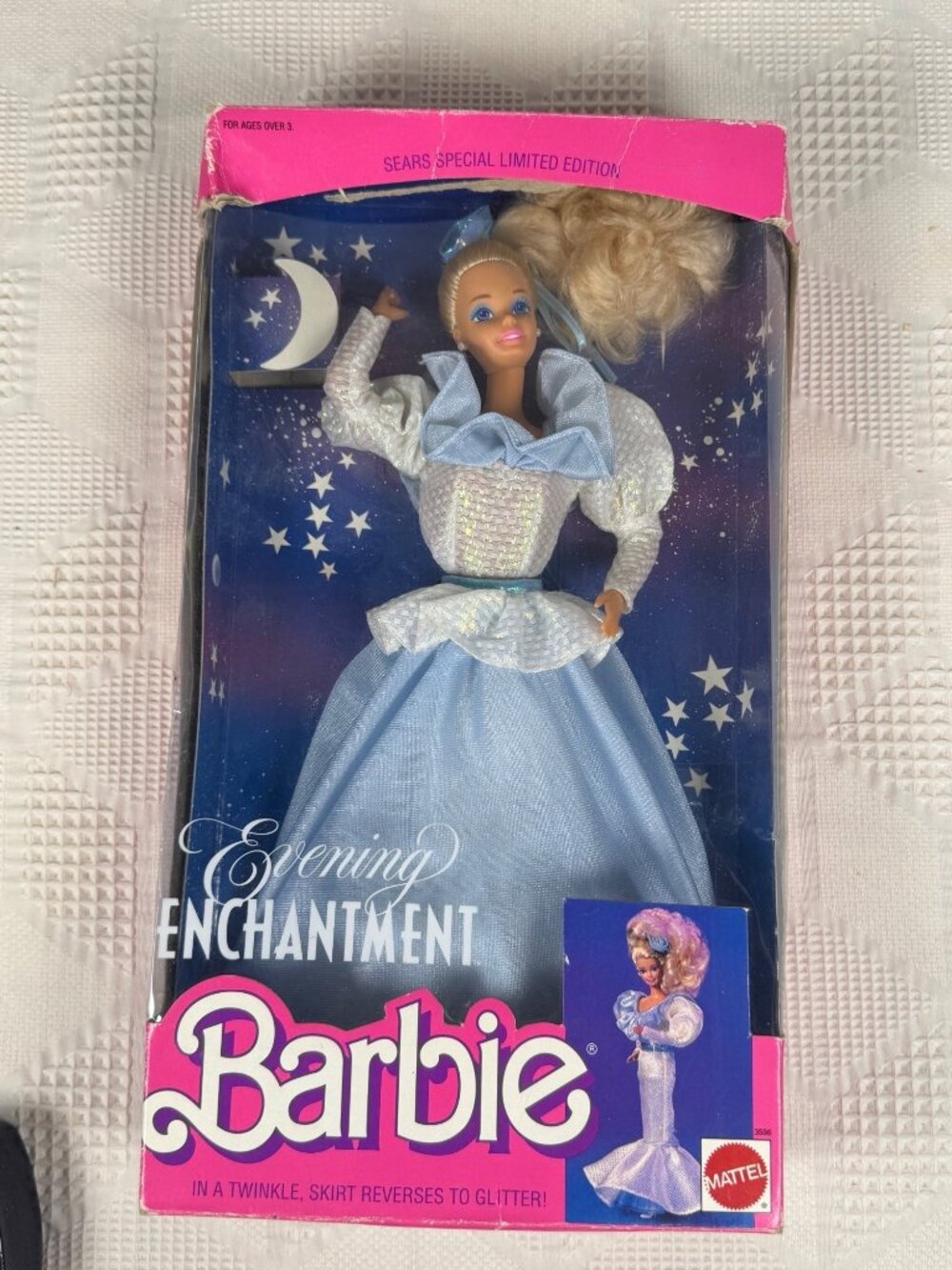 Barbie Evening Enchantment Doll Sears Special Edition in Blue Dress 3596 NIB